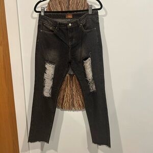 POL Black Distressed Women Jeans - NWOT